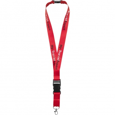 Logotrade Werbegeschenke das Foto: Yogi Lanyard mit Sicherheitsverschluss