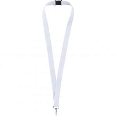 Logotrade Logogeschenke das Foto: Lago Lanyard mit Sicherheitsverschluss