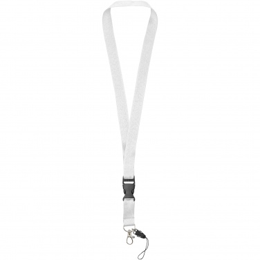 Logotrade werbemittel das Foto: Sagan Lanyard mit abnehmbarer Schnalle und Handyband