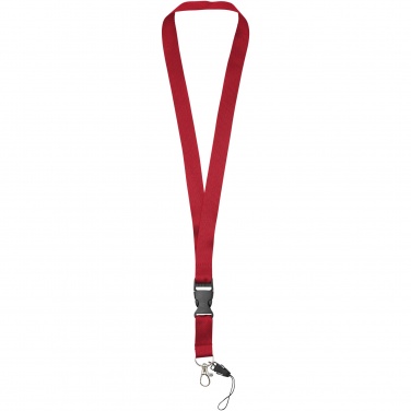 Logotrade Logogeschenke das Foto: Sagan Lanyard mit abnehmbarer Schnalle und Handyband