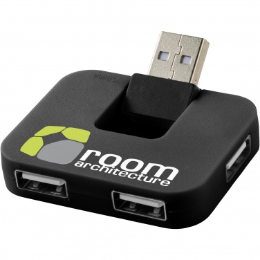 Logotrade Logogeschenke das Foto: Gaia USB Hub mit 4 Anschlüssen