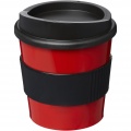 Americano® Primo 250 ml Becher mit Schutzring, Rot / Tiefschwarz