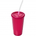 Stadion 350 ml doppelwandiger Becher, Magenta