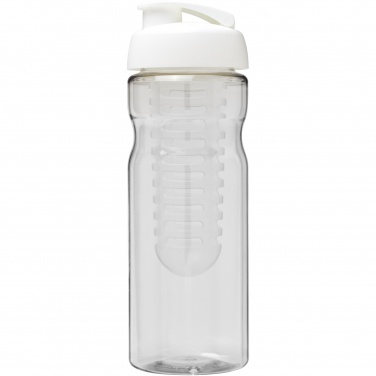 Logotrade Werbegeschenke das Foto: H2O Active® Base 650 ml Sportflasche mit Klappdeckel und Infusor