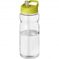 H2O Active® Base 650 ml Sportflasche mit Ausgussdeckel, Transparent / Limettengrün