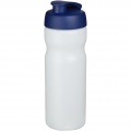 Baseline® Plus 650 ml Sportflasche mit Klappdeckel, Transparent / Blau