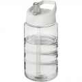 H2O Active® Bop 500 ml Sportflasche mit Ausgussdeckel, Transparent / Weiß