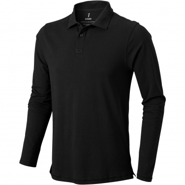 Logotrade Werbegeschenke das Foto: Oakville Langarm Poloshirt für Herren