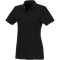 Helios Poloshirt für Damen, Durchgehend schwarz