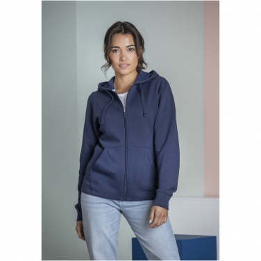 Logotrade Firmengeschenke das Foto: Ruby Hoodie mit durchgehendem Reißverschluss aus Bio-Material für Damen