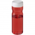 H2O Active® Eco Base 650 ml Sportflasche mit Drehdeckel, Rot / Weiß