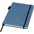 Orin A5 Notizbuch aus RPET, Hale Blau