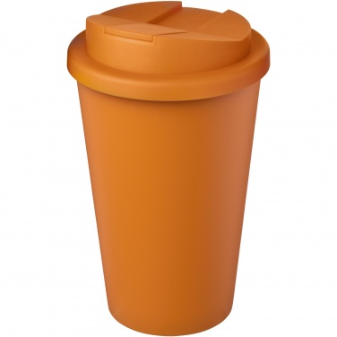 Logotrade Werbeartikel das Foto: Americano® Eco 350 ml recycelter Becher mit auslaufsicherem Deckel