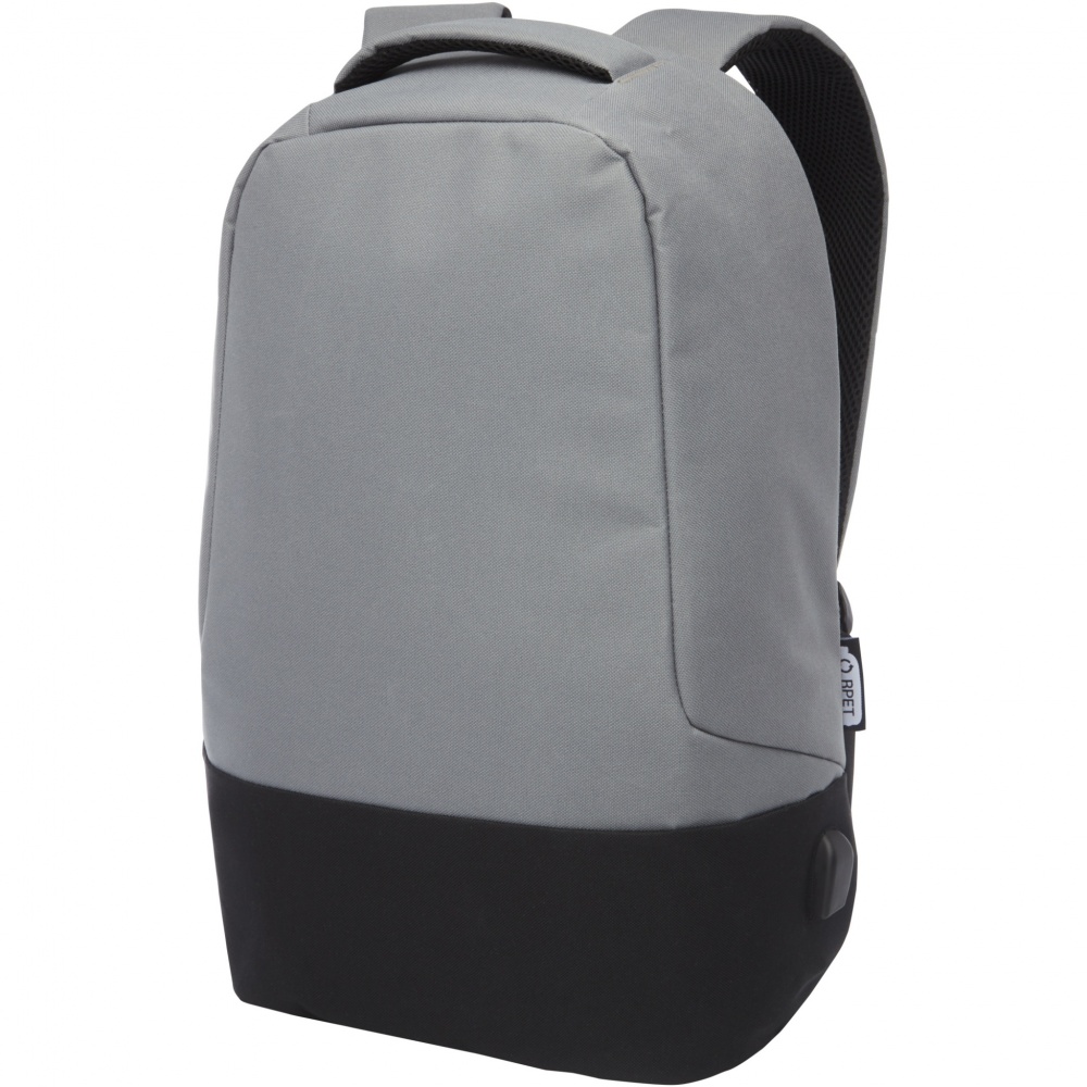 Logotrade Werbeartikel das Foto: Cover Diebstahlsicherer GRS RPET Rucksack 18L