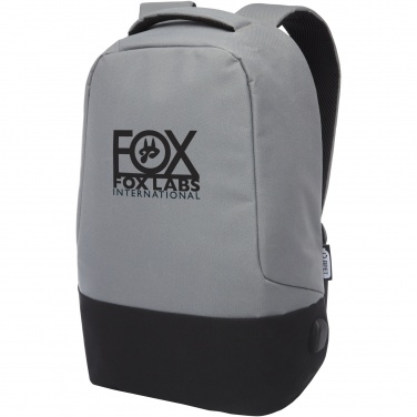 Logotrade Firmengeschenke das Foto: Cover Diebstahlsicherer GRS RPET Rucksack 18L