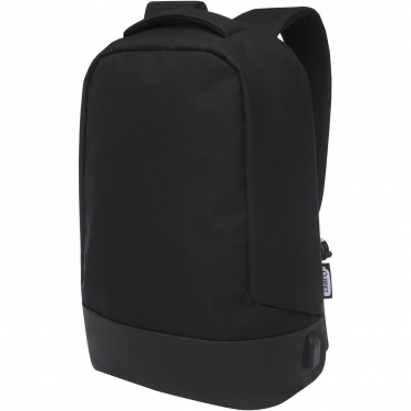 Logotrade Geschäftsgeschenke das Foto: Cover Diebstahlsicherer GRS RPET Rucksack 18L