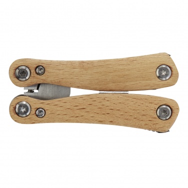 Logotrade werbemittel das Foto: Anderson Mittelgroßes Multitool aus Holz mit 12 Funktionen