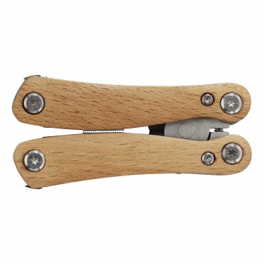 Logotrade werbemittel das Foto: Anderson Mittelgroßes Multitool aus Holz mit 12 Funktionen