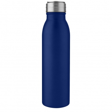 Logotrade Werbegeschenke das Foto: Harper 700 ml Sportflasche aus Edelstahl mit Metallschlaufe