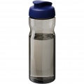 H2O Active® Base Tritan™ 650 ml Sportflasche mit Klappdeckel, Anthrazit / Blau