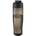 H2O Active® Eco Tempo 700 ml Sportflasche mit Klappdeckel, Tiefschwarz / Anthrazit