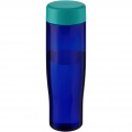 H2O Active® Eco Tempo 700 ml Wasserflasche mit Drehdeckel, Aqua / Blau