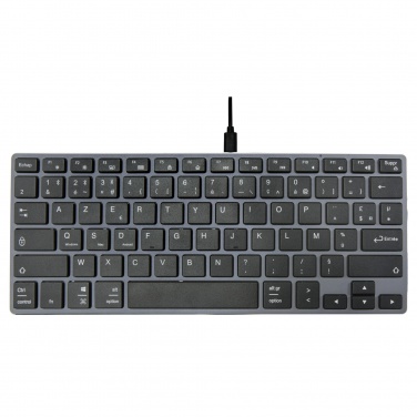 Logotrade Logogeschenke das Foto: Hybrid Bluetooth Tastatur – AZERTY