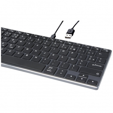 Logotrade werbemittel das Foto: Hybrid Bluetooth Tastatur – AZERTY