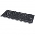 Hybrid Bluetooth Tastatur – AZERTY, Durchgehend schwarz