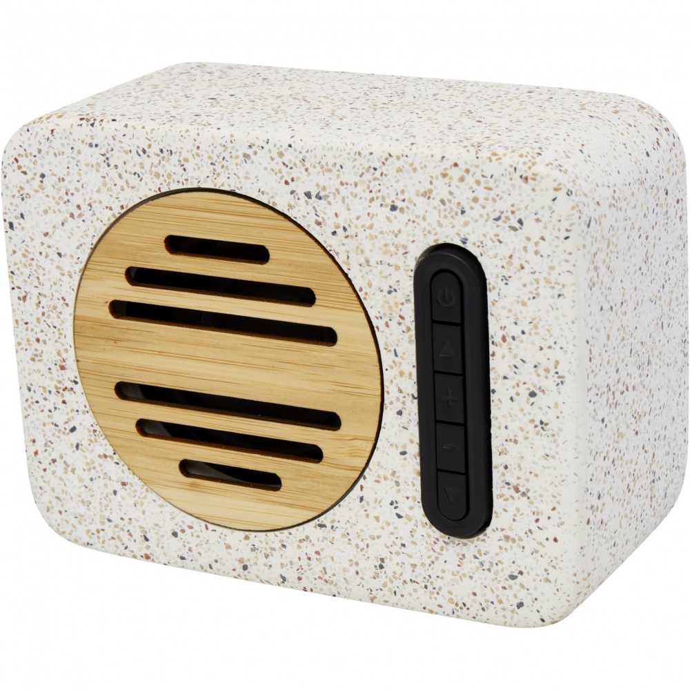 Logotrade Werbeartikel das Foto: Terrazzo 5W Bluetooth®-Lautsprecher