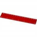 Refari 15 cm Lineal aus recyceltem Kunststoff, Rot