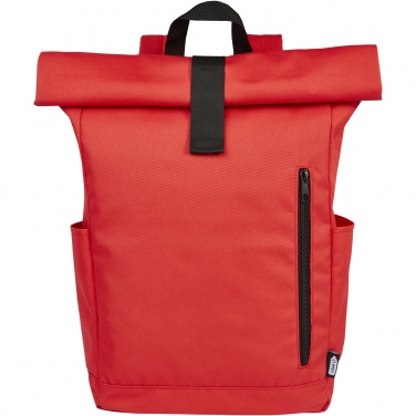 Logotrade Geschäftsgeschenke das Foto: Byron 15,6" GRS RPET Roll-Top Rucksack 18 L