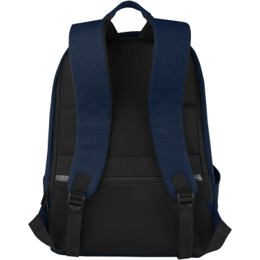 Logotrade Werbeartikel das Foto: Joey 15,6 Zoll Anti-Diebstahl Laptop Rucksack 18 L aus GRS-recyceltem Canvas