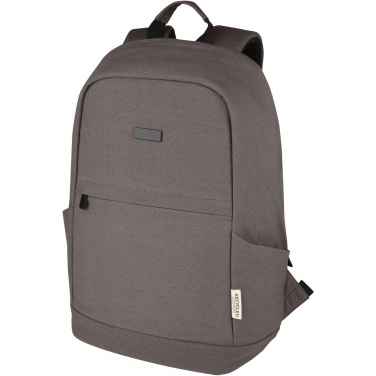 Logotrade werbemittel das Foto: Joey 15,6 Zoll Anti-Diebstahl Laptop Rucksack 18 L aus GRS-recyceltem Canvas