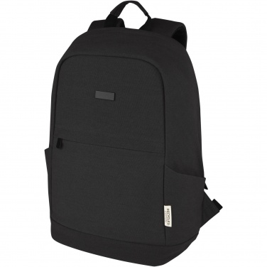 Logotrade werbemittel das Foto: Joey 15,6 Zoll Anti-Diebstahl Laptop Rucksack 18 L aus GRS-recyceltem Canvas