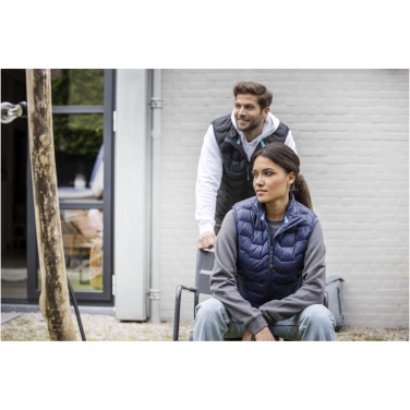 Logotrade Firmengeschenke das Foto: Epidote GRS isolierter Daunen-Bodywarmer aus recyceltem Material für Herren