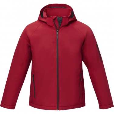 Logotrade Werbegeschenke das Foto: Notus wattierte Softshell Herrenjacke