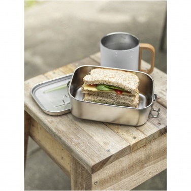 Logotrade Werbegeschenke das Foto: Titan Lunchbox aus recyceltem Edelstahl