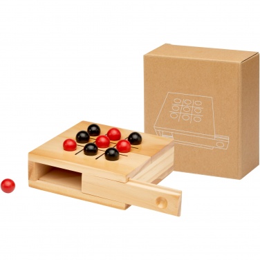 Logotrade Werbegeschenke das Foto: Strobus Tic-Tac-Toe Spiel aus Holz