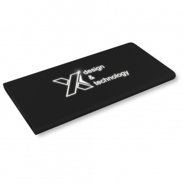 Logotrade Werbegeschenke das Foto: SCX.design P15 5000 mAh Powerbank mit Leuchtlogo