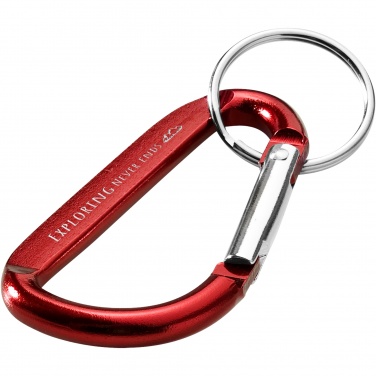 Logotrade Geschäftsgeschenke das Foto: Timor RCS Karabiner Schlüsselanhänger aus recyceltem Aluminium 