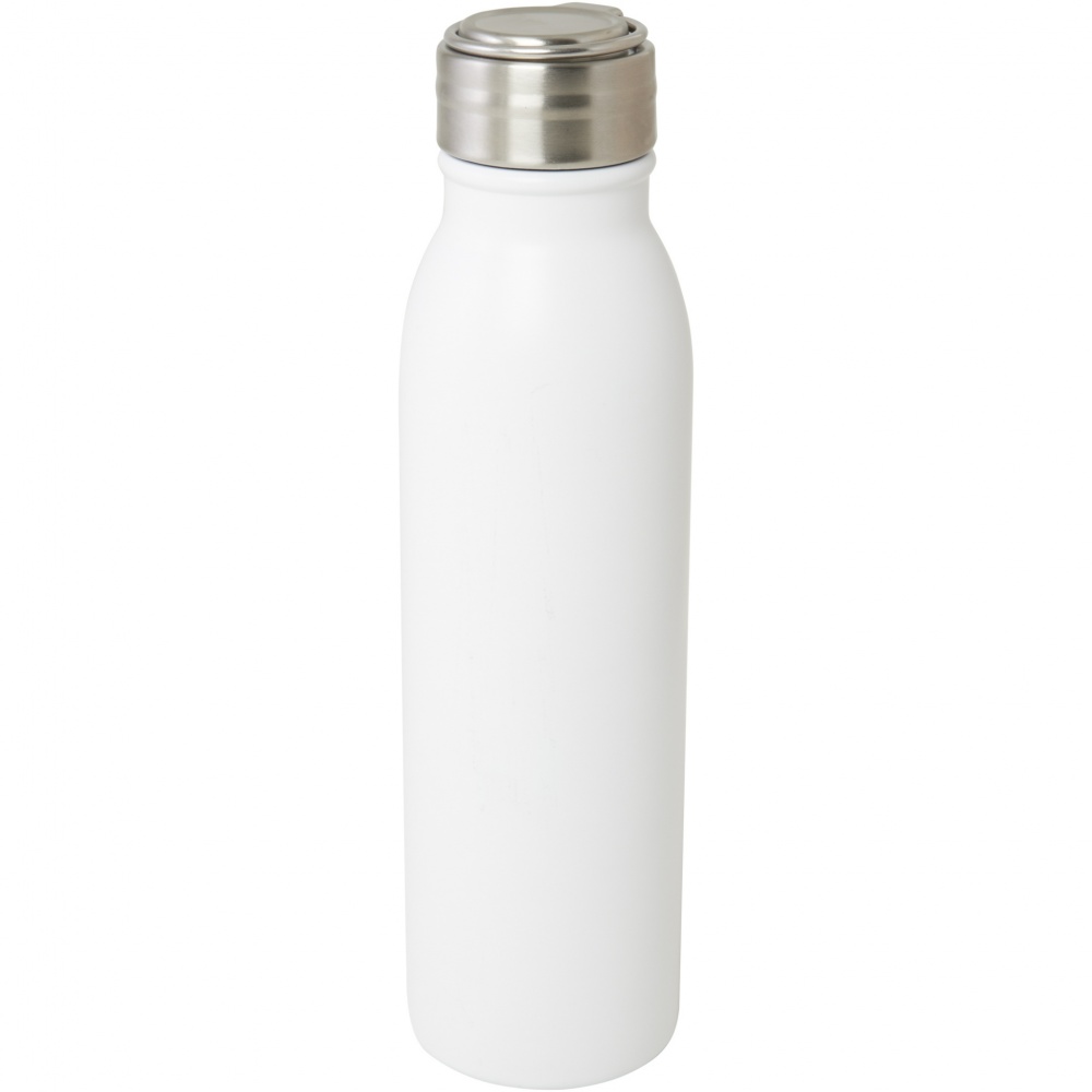 Logotrade Logogeschenke das Foto: Harper 700 ml RCS-zertifizierte Sportflasche aus Edelstahl mit Metallschlaufe