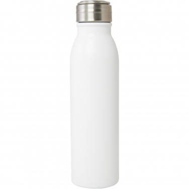 Logotrade Werbeartikel das Foto: Harper 700 ml RCS-zertifizierte Sportflasche aus Edelstahl mit Metallschlaufe