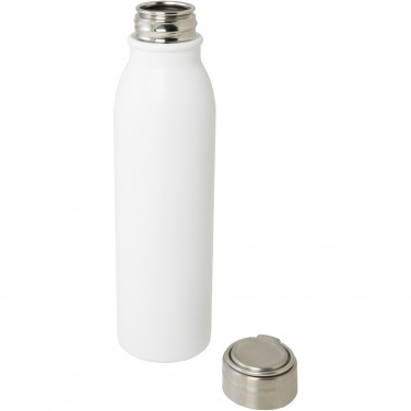 Logotrade Logogeschenke das Foto: Harper 700 ml RCS-zertifizierte Sportflasche aus Edelstahl mit Metallschlaufe