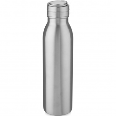 Logotrade Logogeschenke das Foto: Harper 700 ml RCS-zertifizierte Sportflasche aus Edelstahl mit Metallschlaufe