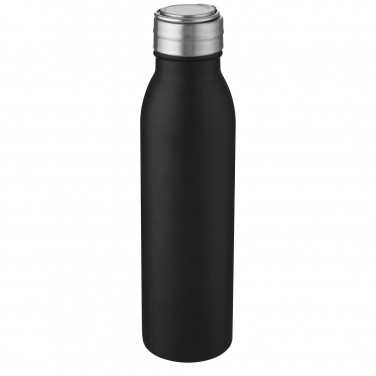 Logotrade Geschäftsgeschenke das Foto: Harper 700 ml RCS-zertifizierte Sportflasche aus Edelstahl mit Metallschlaufe