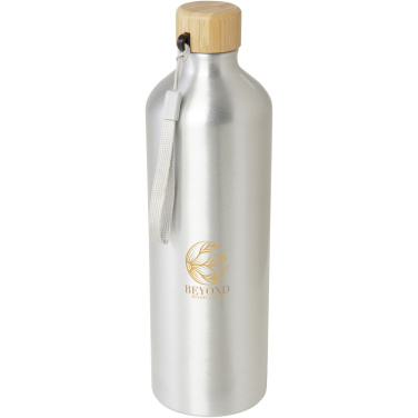 Logotrade Logogeschenke das Foto: Malpeza 1L RCS-zertifizierte Wasserflasche aus recyceltem Aluminium 