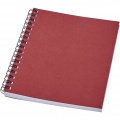 Desk-Mate® A6 farbiges Notizbuch mit Spiralbindung, Rot