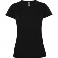 Montecarlo Sport T-Shirt für Damen, Durchgehend schwarz