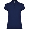 Star Poloshirt für Damen, Marineblau